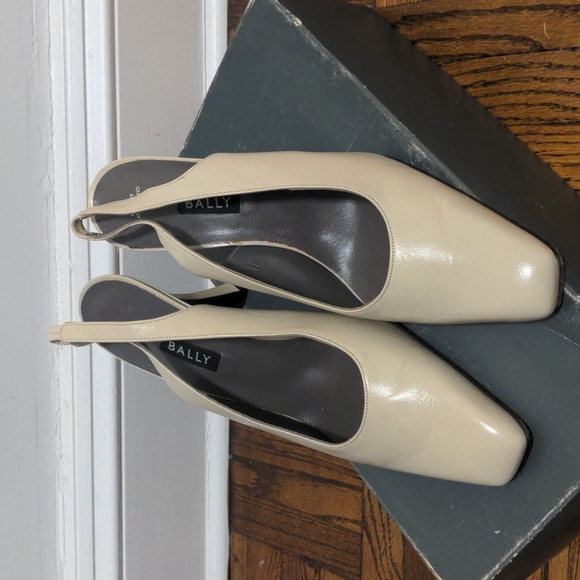 Bally Vintage Slingbacks - Picture 1 of 4